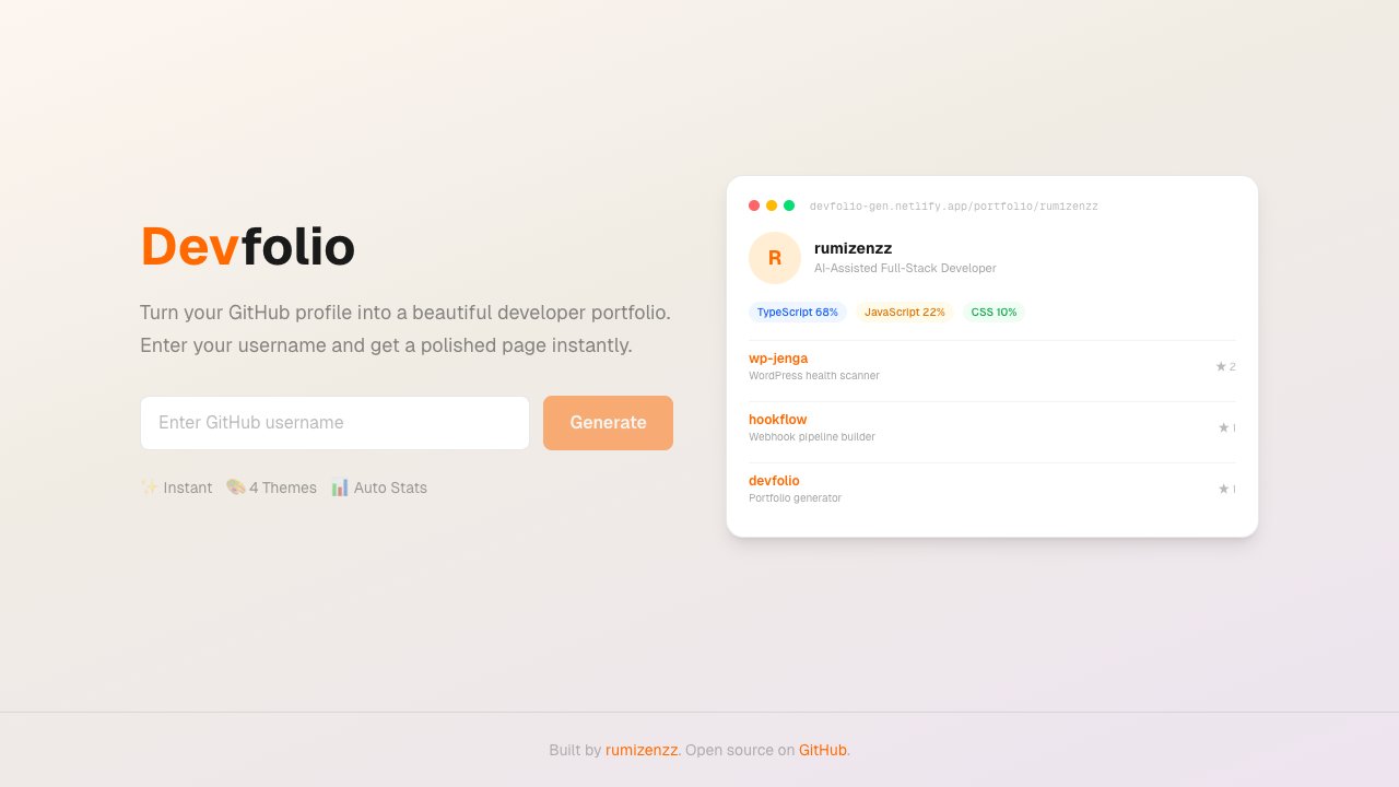 Devfolio